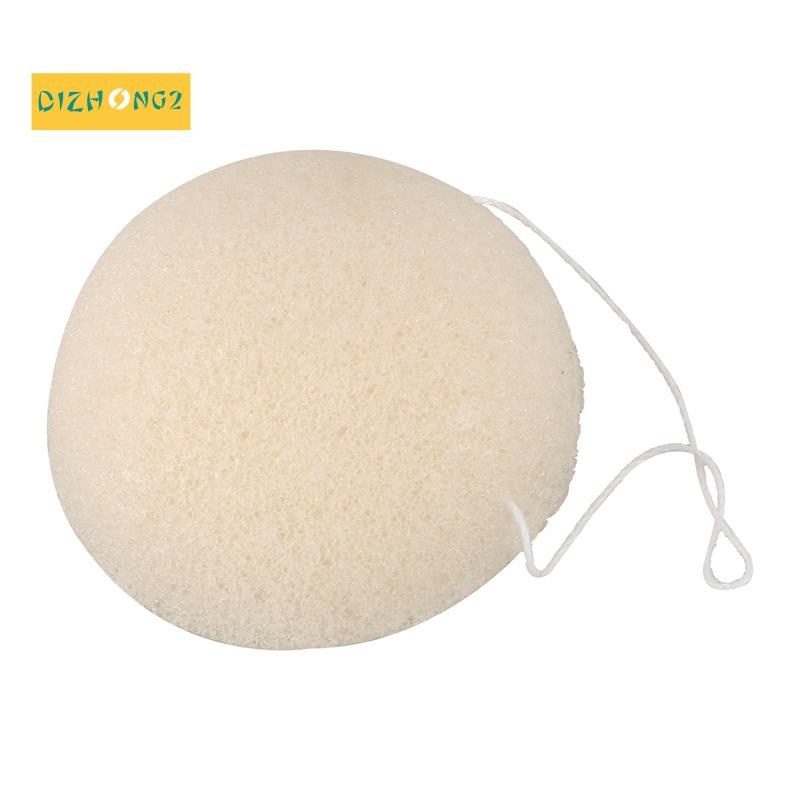 Miếng bọt biển làm sạch konjac tự nhiên trên khuôn mặt - Màu trắng