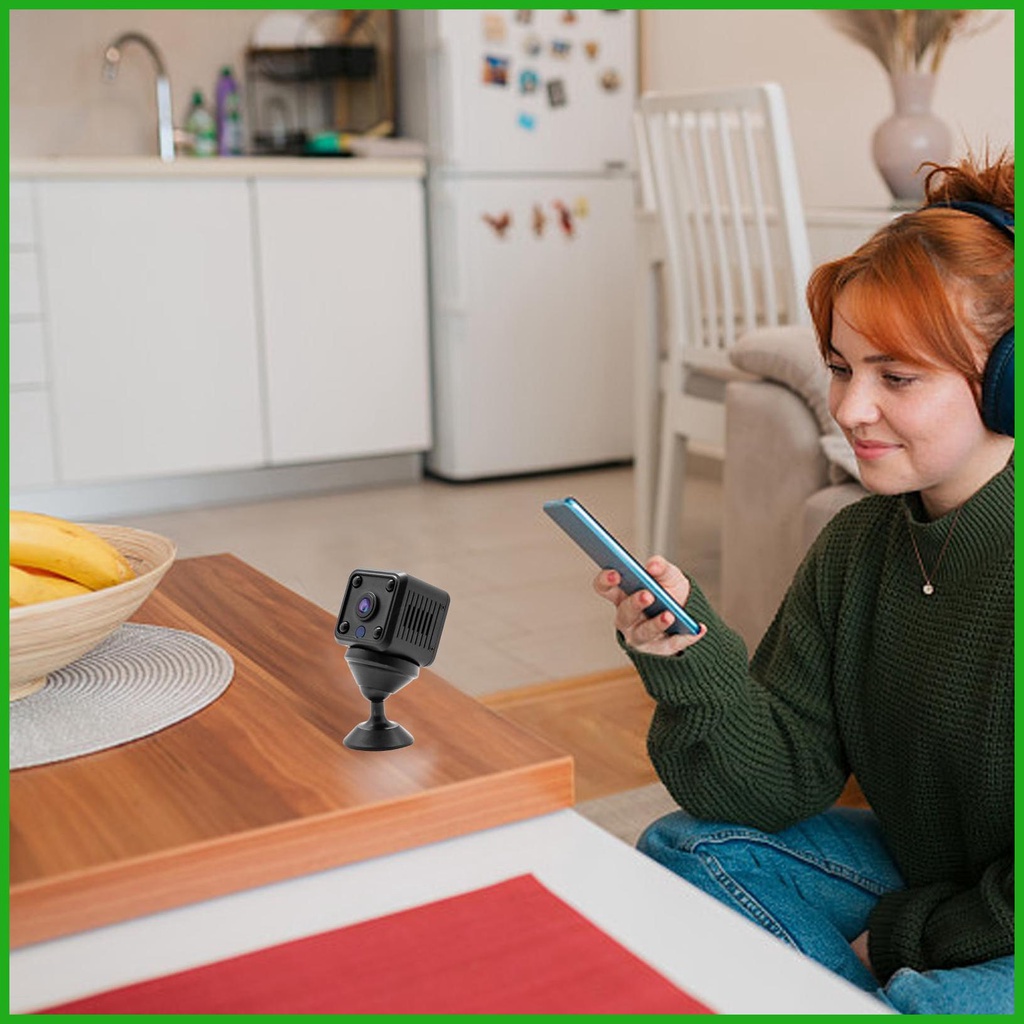 Camera An Ninh Không Dây Điều Khiển Từ Xa Tích Hợp Pin HD Có Tầm Nhìn Ban Đêm Tiện Dụng Cho Gia Đình