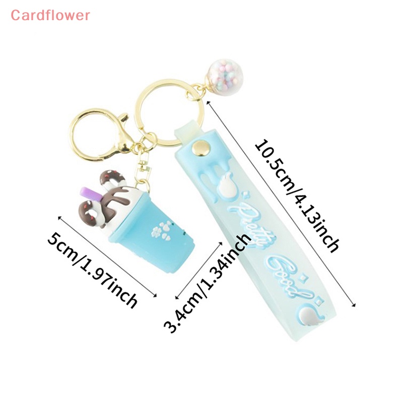 < Cardflower > Móc Khóa Hình Cây Kem Sáng Tạo Cá Tính Cho Nữ