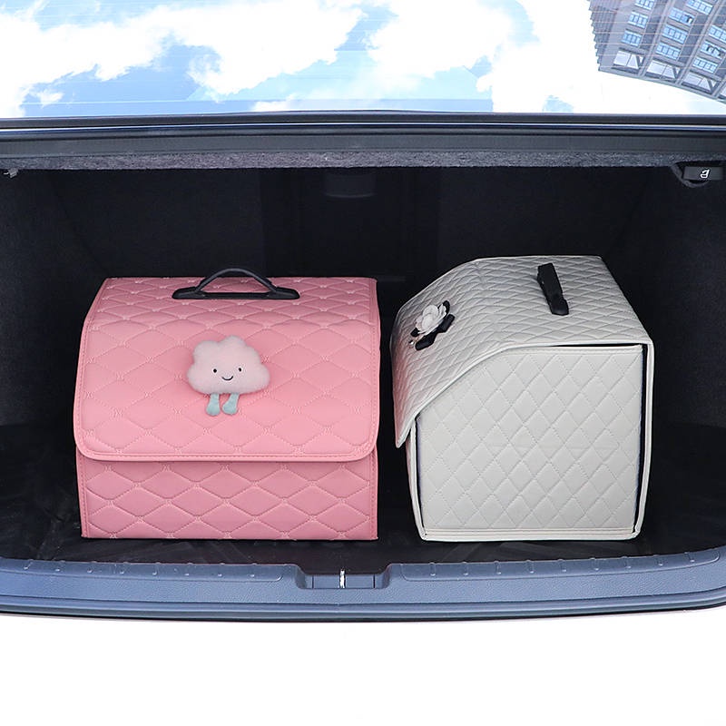 Car Trunk Storage Box Car Storage Box Multifunctional Car Storage Box Decoration Supplies a Complete Collection of Practical Women wrNU