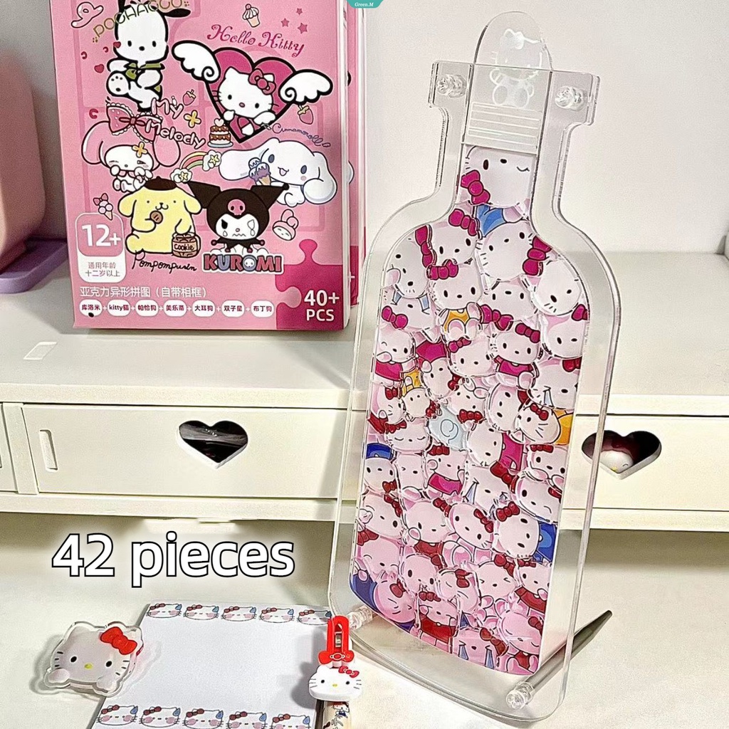 Sanrio Kuromi Cinnamoroll Đồ Chơi Lắp Ghép Lập Thể Hình Hoạt Hình Dễ Thương Làm Quà Tặng Sinh Nhật Cho Bạn Bè [GM