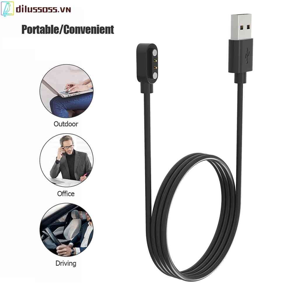 Dây Cáp Sạc USB Từ Tính Cho Đồng Hồ Thông Minh Mibro Watch Lite 2 / T1 / C2