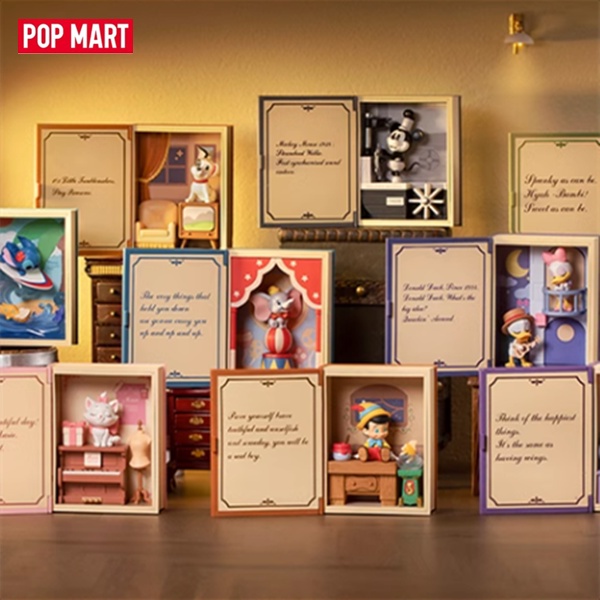 Dòng truyện cổ điển Popmart Hộp mù Búp bê Thủy triều Chơi Quà tặng trang trí
