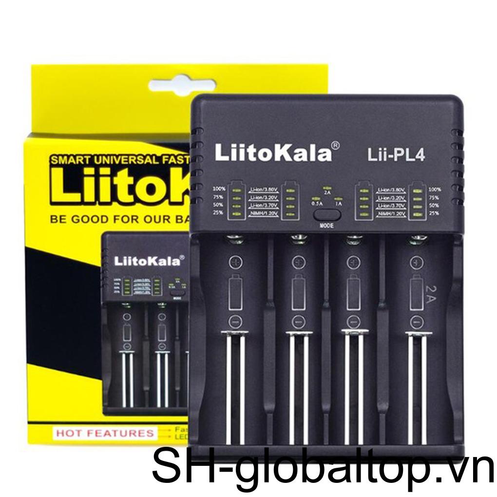 Bộ Sạc Pin LiitoKala Lii-PL4 4 Ngăn 2020