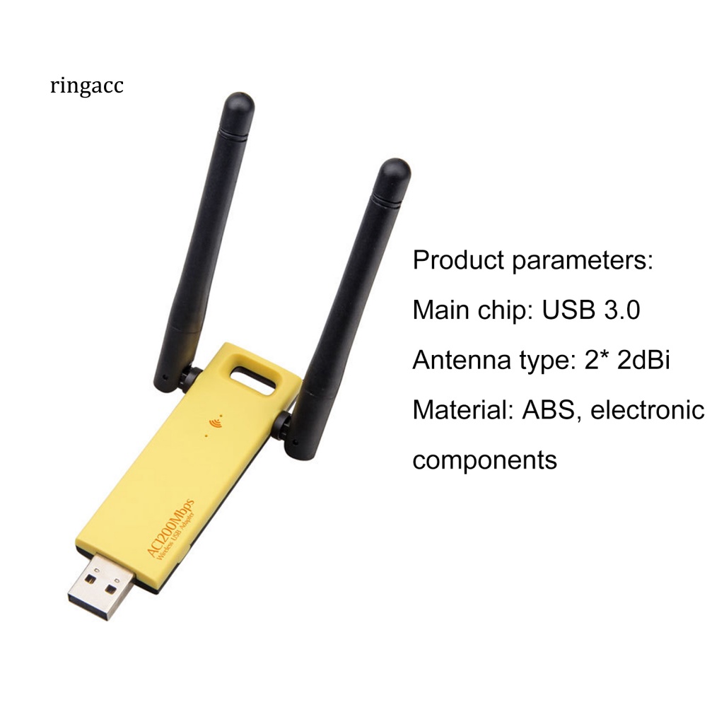 Bộ Ăng Ten Thu Sóng WiFi 2.4GHz USB 3.0 Cho Windows XP / Vista / 7 / 8 / 10