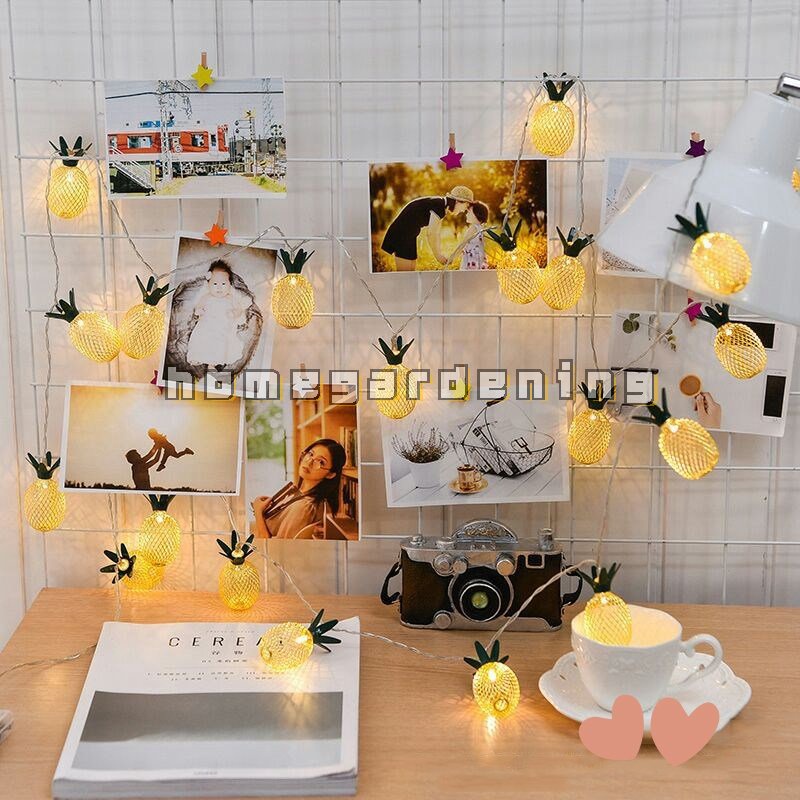 Dây Đèn LED 1.5 / 3M Hình Quả Dứa Trang Trí Halloween
