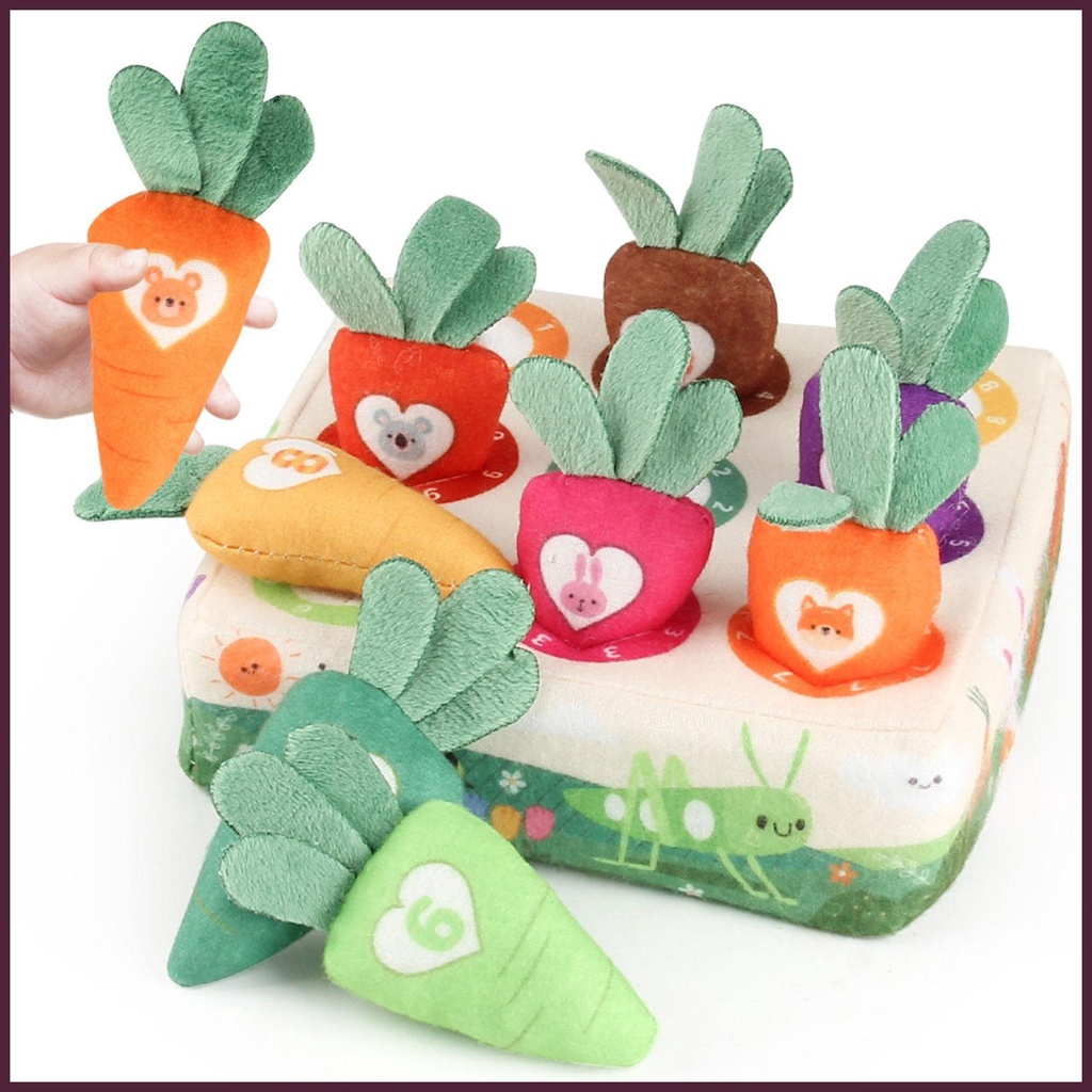 Cà Rốt Đồ Chơi Bằng Nhựa Dễ Thương Cho Bé