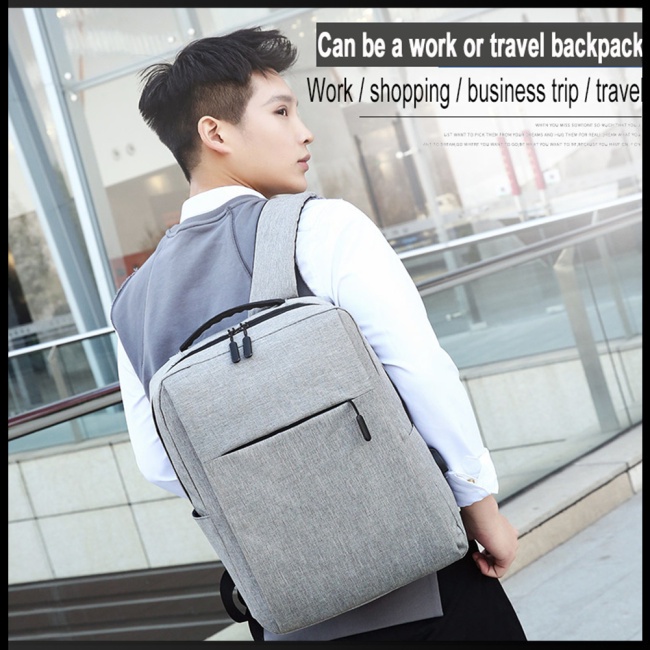 Balo Đựng Laptop 15.6 Inch Chống Thấm Nước Đa Năng Sức Chứa Lớn Có Cổng Sạc Usb Cho Nam Nữ