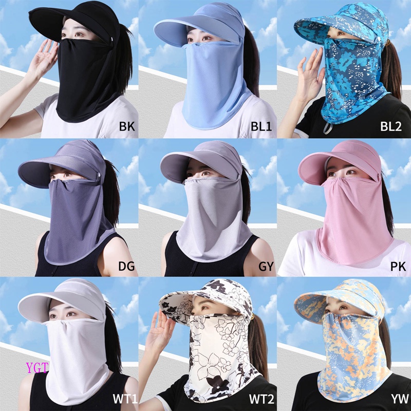 Mũ Đi Biển Ngoài Trời Cho Nữ YGT 360°Mũ Tai Bèo Chống Tia UV Thời Trang Cho Nữ