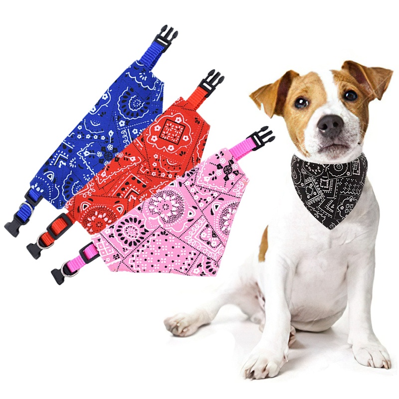 Khăn Choàng Cổ Hình Tam Giác Dễ Thương Cho Thú Cưng