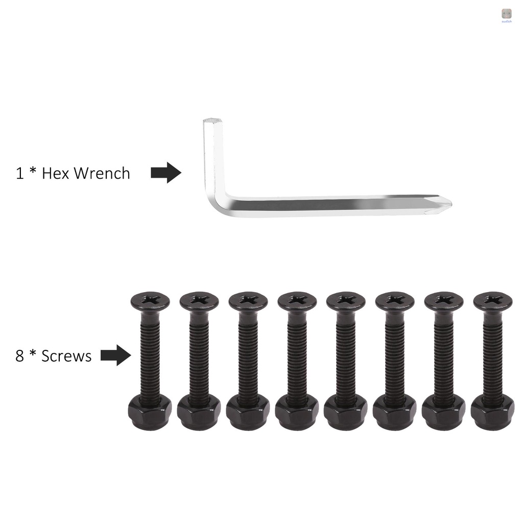 Set 8 Tua Vít Đầu Lục Giác Chữ Thập Cho Ván Trượt