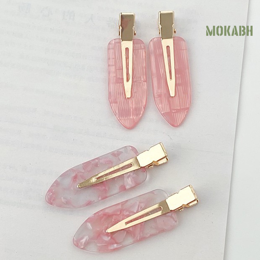 Bộ 2 Kẹp Tóc Acrylic Chống Trượt Phong Cách Hàn Quốc