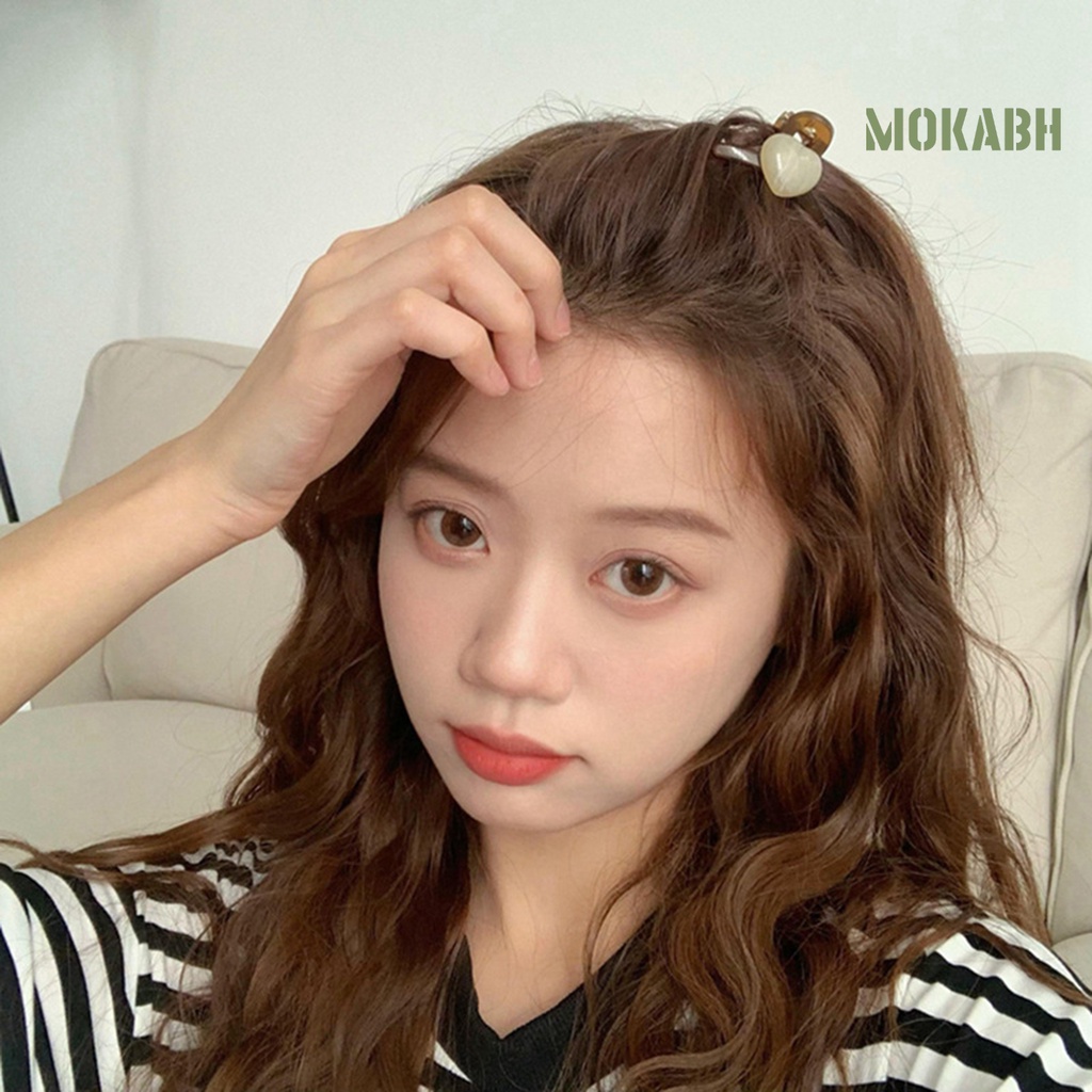 Kẹp Tóc Hình Trái Tim Nhỏ Chống Trượt Thiết Kế Thanh Lịch