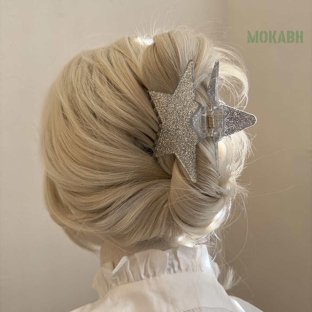 Kẹp Tóc Hình Ngôi Sao Màu Sắc Tươi Sáng Phong Cách Đơn Giản Ngọt Ngào Cho Nữ