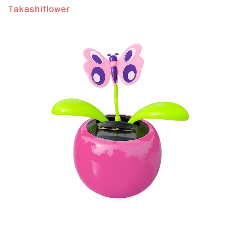 (Takashiflower) Đầu Bướm Lắc Tự Động Trang Trí Nội Thất Xe Hơi