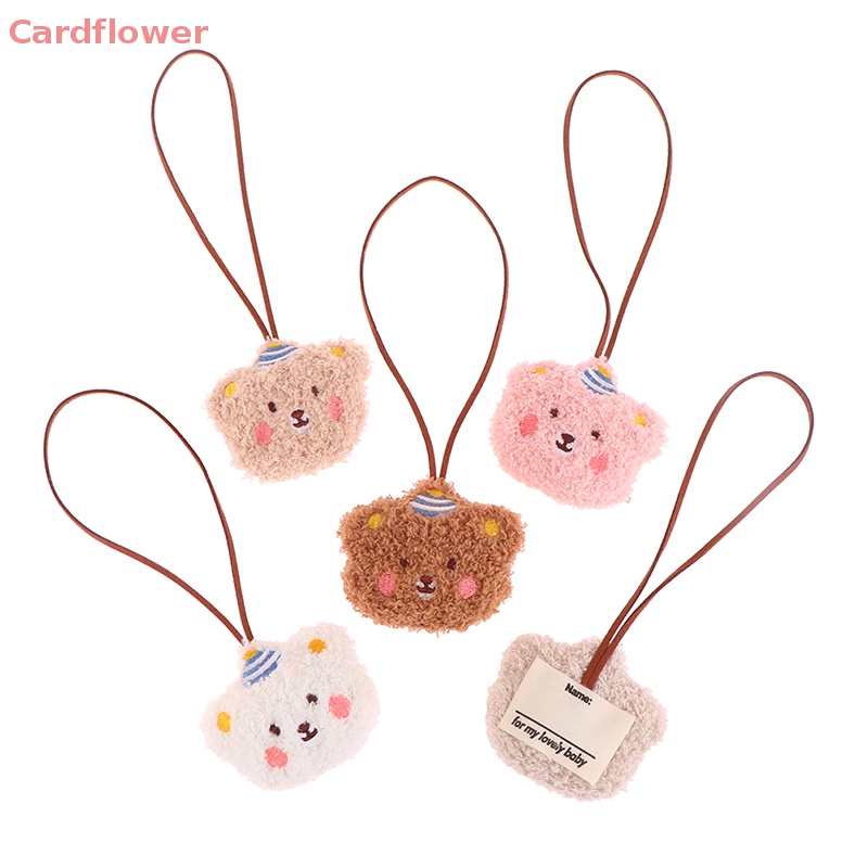 Nhãn Dán Trang Trí Túi Xách Chống Thất Lạc Hình Gấu Nhồi Bông Dễ Thương Mới