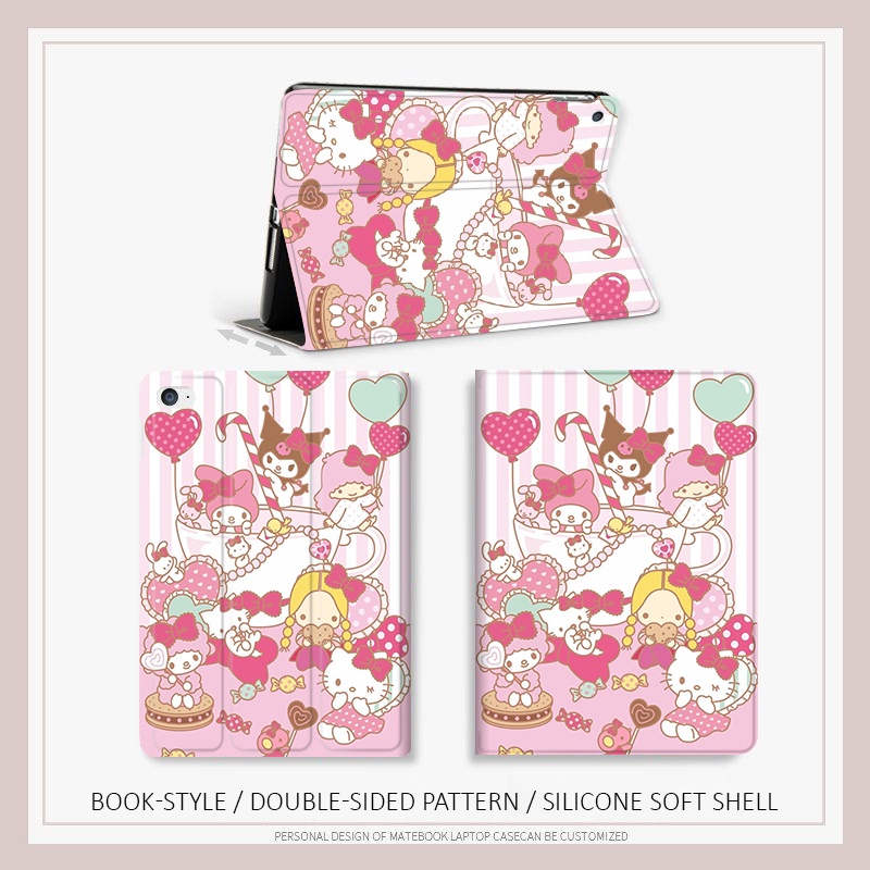 Hoạt Hình Ốp Máy Tính Bảng Hình Sanrio Cho iPad gen 5 6 gen 7 8 9 gen10 mini 4 5 6 air 1 2 3 4 5 iPad pro11 2021 2022