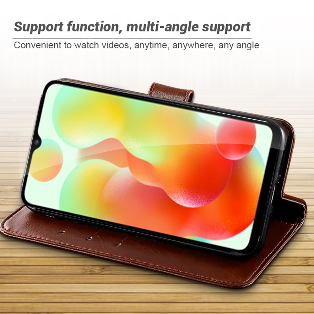 Bao Da Điện Thoại Có Ngăn Đựng Thẻ Cho Xiaomi Redmi12C Redmi 12C 12 C C12 4G 22120RN86G 6.71 "