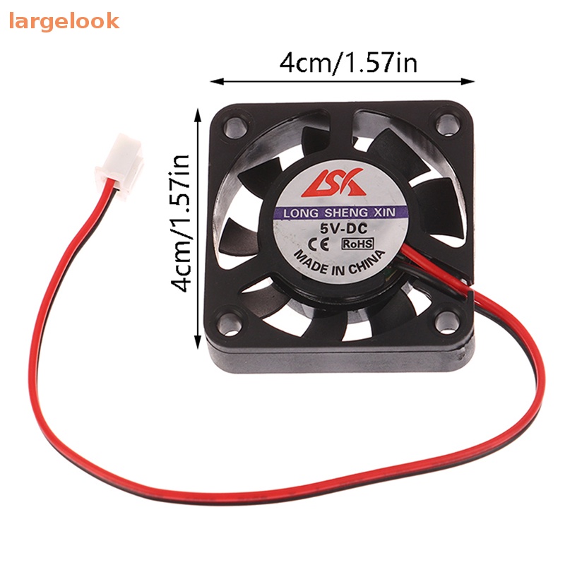 1 Quạt Tản Nhiệt CPU 4010 5V 12V 24V 4CM Không Gây Tiếng Ồn Cho Laptop / Máy Tính
