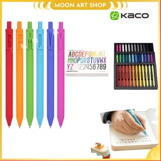 Bộ 5 Bút Bi Gel Kaco Pure Size 0,5mm Full MẪU Siêu Rẻ