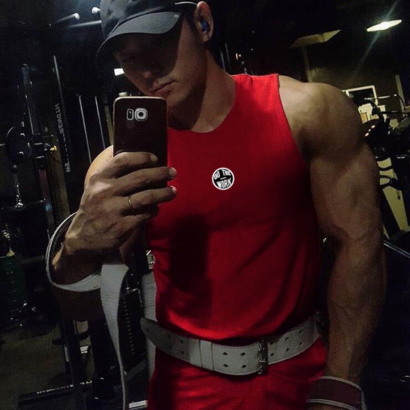 Áo Ba Lỗ Lưới Khô Nhanh Thời Trang Mới Cho Nam Tập Gym