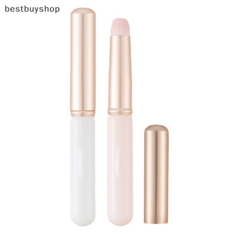 Cọ Tô Son Môi Đầu Tròn Mini Có Nắp Đậy YHN