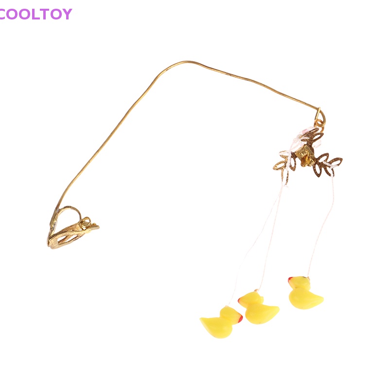 Phụ Kiện Trang Trí Nhà Búp Bê Hình Chú Vịt Nằm Ngủ Xinh Xắn Tỷ Lệ 1: 12