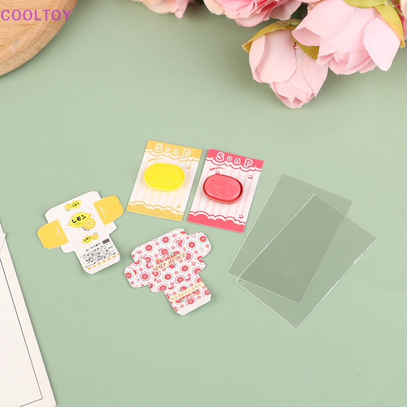 Cooltoy Bộ Hộp Xà Phòng Mini Tỉ Lệ 1 / 12 Trang Trí Nhà Búp Bê