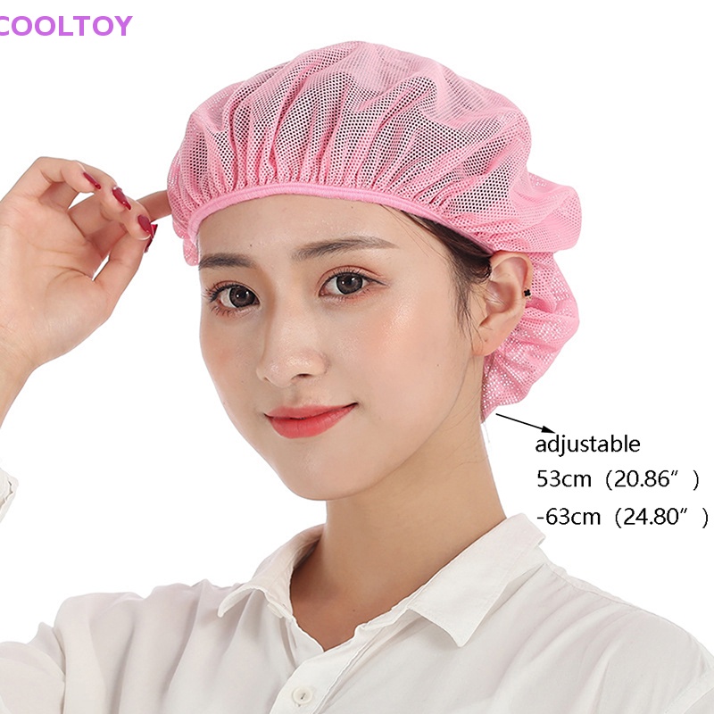 Cooltoy Mũ Đầu Bếp Co Giãn Thoáng Khí Màu Đen