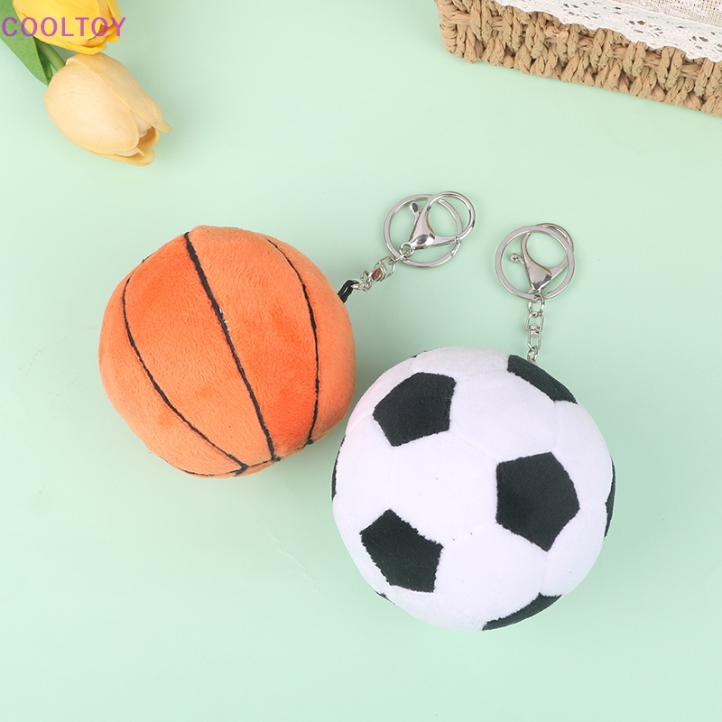 Quả Bóng Đá Nhồi Bông Mềm Mại Trang Trí Túi Xách Cho Bé