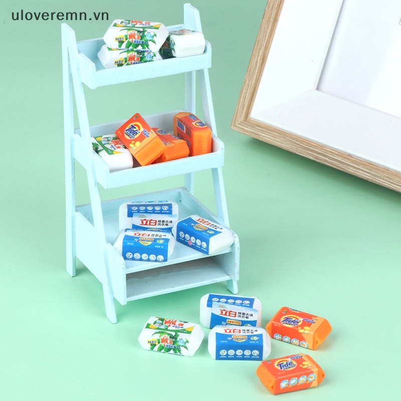 Set 5 Xà Phòng Mini Tỉ Lệ 1: 6 Trang Trí Nhà Búp Bê