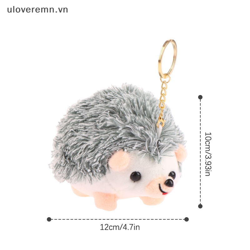 Đồ chơi nhồi bông Hình Nhím Nhiều Màu 12CM Mềm Mại Trang Trí Ba Lô / Móc Khóa Đa Ứng Dụng