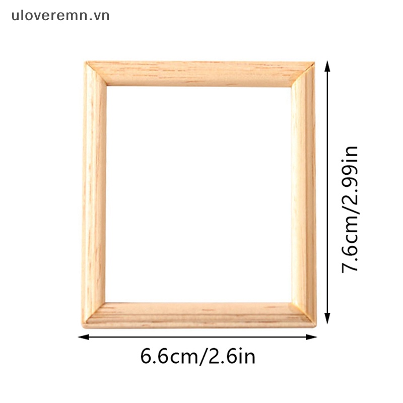 Uloveremn 1 Khung Ảnh Hình Chữ Nhật Mini Trang Trí Nhà Búp Bê