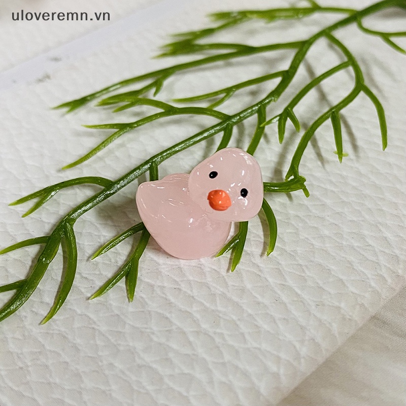 Bộ 5 Kẹp Tóc Hình Chú Vịt Dạ Quang Xinh Xắn