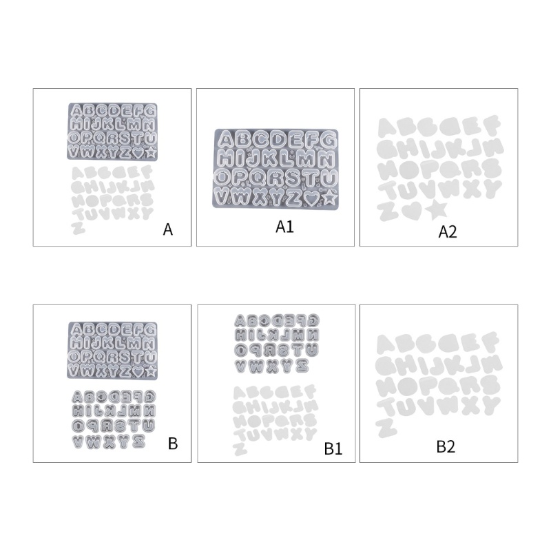 Khuôn Làm Móc Khóa / Trang Sức Hình Chữ Mojito Độc Đáo Tiện Dụng