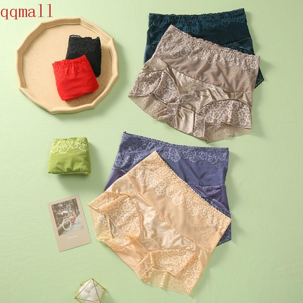 Quần Lót Cotton Phối Ren Hoa Thoải Mái Cho Nữ