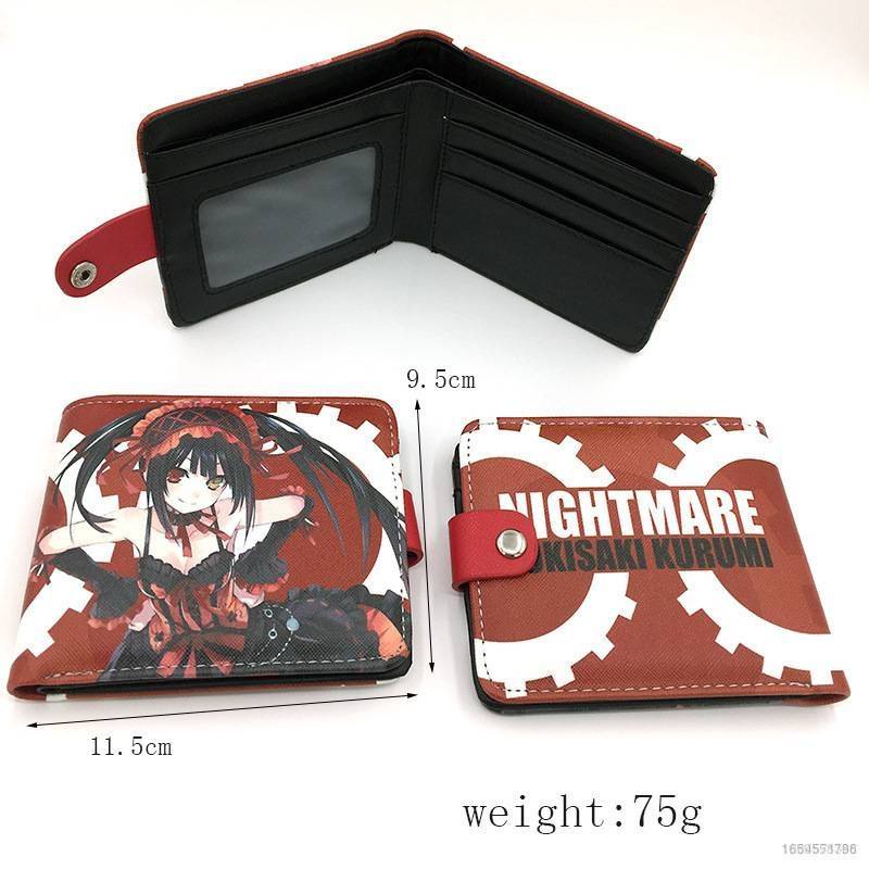 Ví Tiền CG1 Họa Tiết Anime Attack on Titan Date A LIVE Xinh Xắn