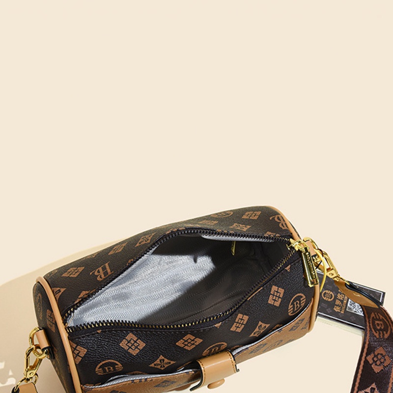 Ielgy Túi Đeo Vai Cỡ Lớn Bằng Da Mềm Phong Cách retro Thời Trang Nữ