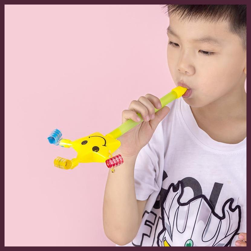 Còi Huýt Sáo Hình Rồng Năm Cánh Có Thể Thu Gọn Cho Tiệc Trẻ Em