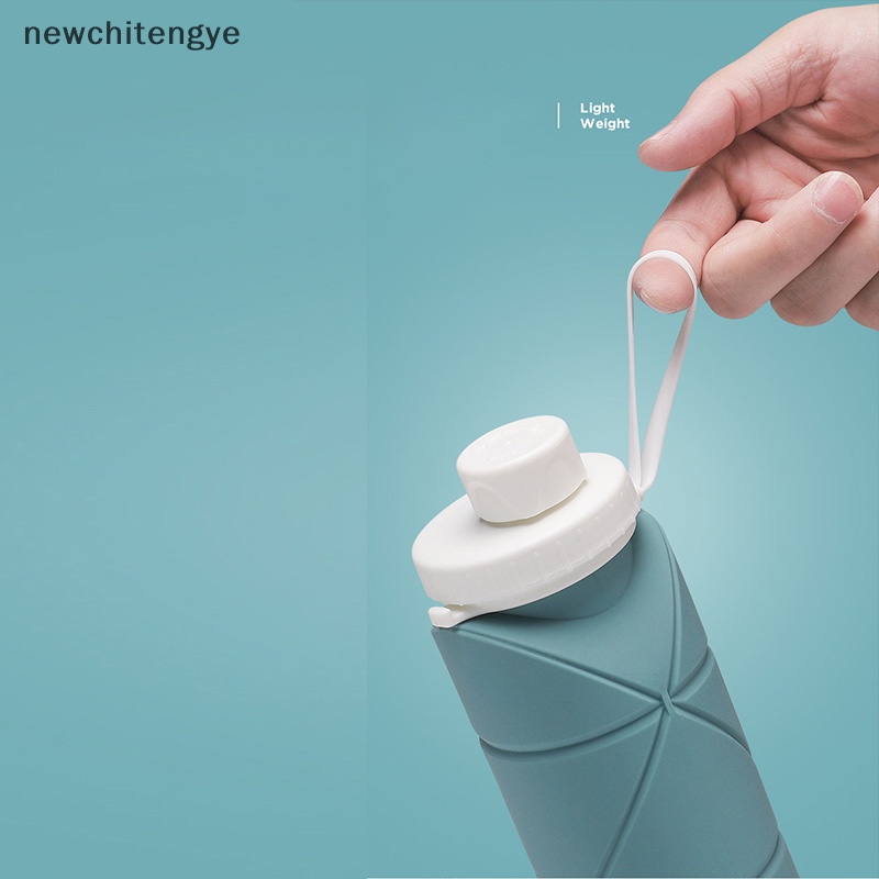 Bình Nước Thể Thao Bằng silicone Có Ống Hút Gấp Gọn Tiện Dụng