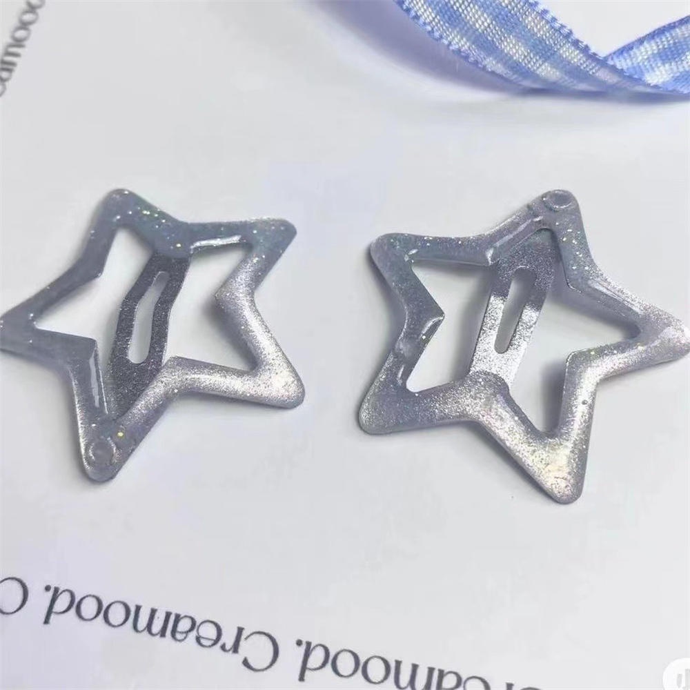 Kẹp Tóc Ngôi Sao Năm Cánh Đính Đá Thời Trang Cho Nữ Y2k