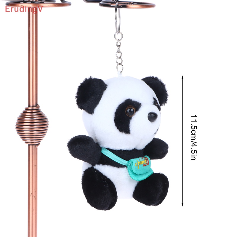 [ErudingV] Móc Khóa Gấu Trúc Nhồi Bông Mềm Mại 12CM Trang Trí Ba Lô / Ô Tô Quà Tặng Trẻ Em [Mới]