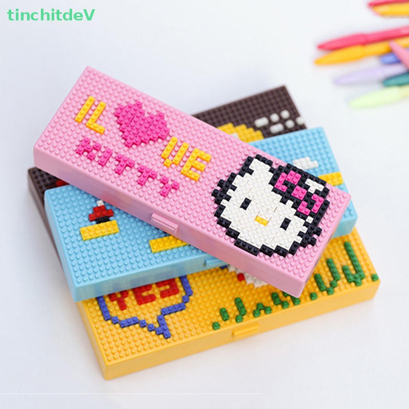 [TinchitdeV] Hộp Đựng Bút Chì Lắp Ráp Hình Hoạt Hình Kawaii Dễ Thương DIY Cho Học Sinh [Mới]