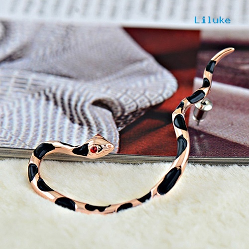 Đôi Khuyên Tai HìNh RắN ĐíNh Kim Cương Giả ThờI Trang Cho Nữ