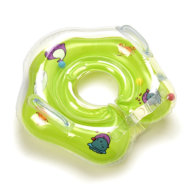 Phao Bơi Bơm Hơi Bằng PVC Dày Hai Lớp 38cm Màu Sắc Ngẫu Nhiên Cho Bé