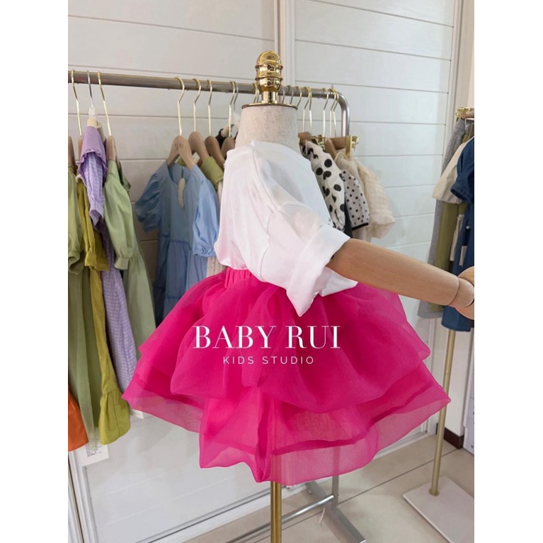 Chân Váy Phồng [Váy Phồng!Chân Váy Ngắn Kiểu Hàn Quốc Dễ Thương Thời Trang Mùa Hè Cho Bé Gái