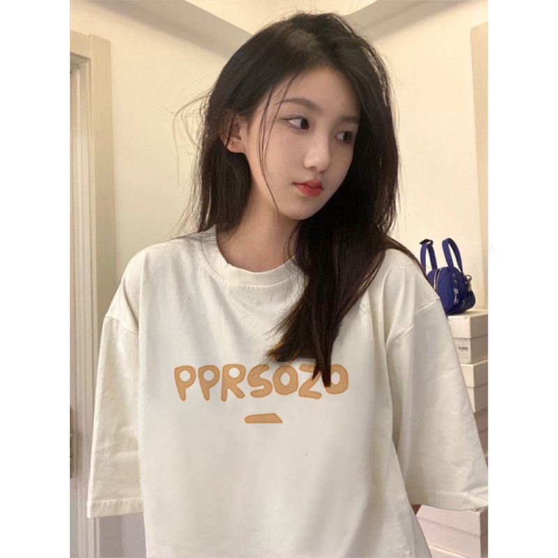 NRVP Áo Thun 100% Cotton Tay Ngắn Phong Cách Hàn Quốc Mới