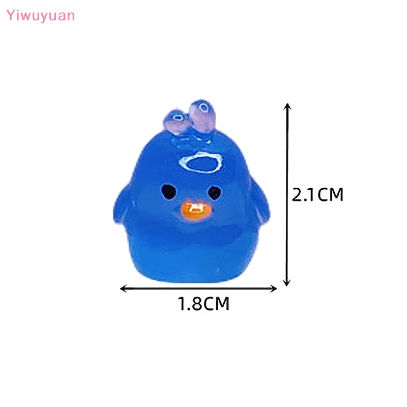 Bộ 5 Vịt Con Mini Phát Sáng Dùng Trang Trí Vườn Mới