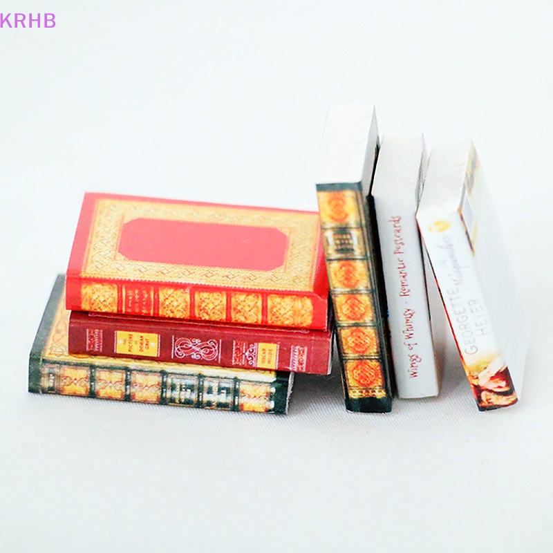 Mô Hình Quyển Sách Mini Tỉ Lệ 1 / 12 Dùng Trang Trí Nhà Búp Bê Mới