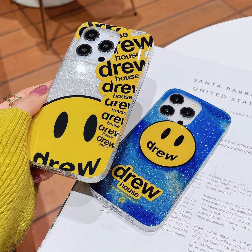 Ốp Điện Thoại TPU Mềm Trong Suốt Chống Rơi Họa Tiết Mặt Cười Cho iPhone 12 13 14 Pro Max